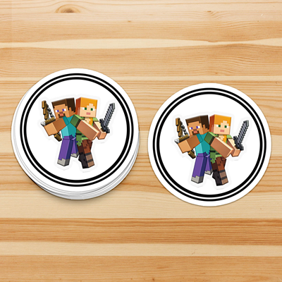 Circle Cut Window Cling